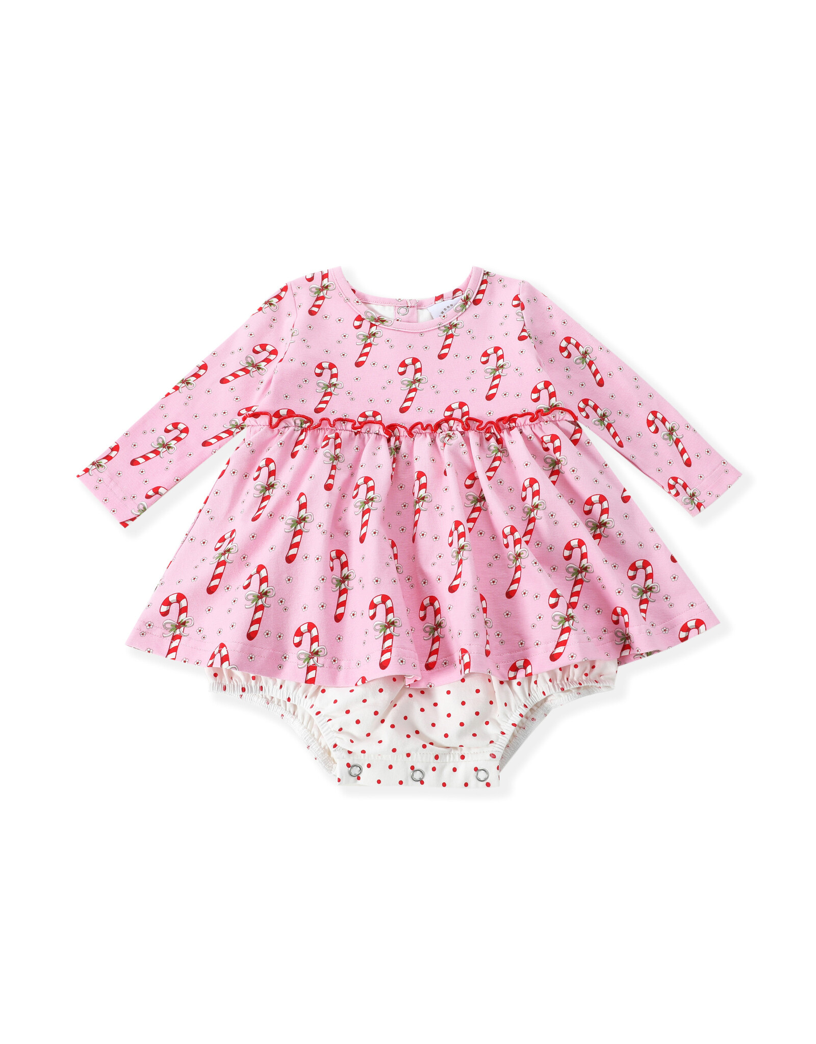 Swoon Baby Swoon Baby- Candy Cane Bubble Dress