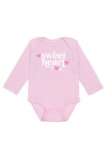 Sweet Wink- Sweatheart L/S Bodysuit