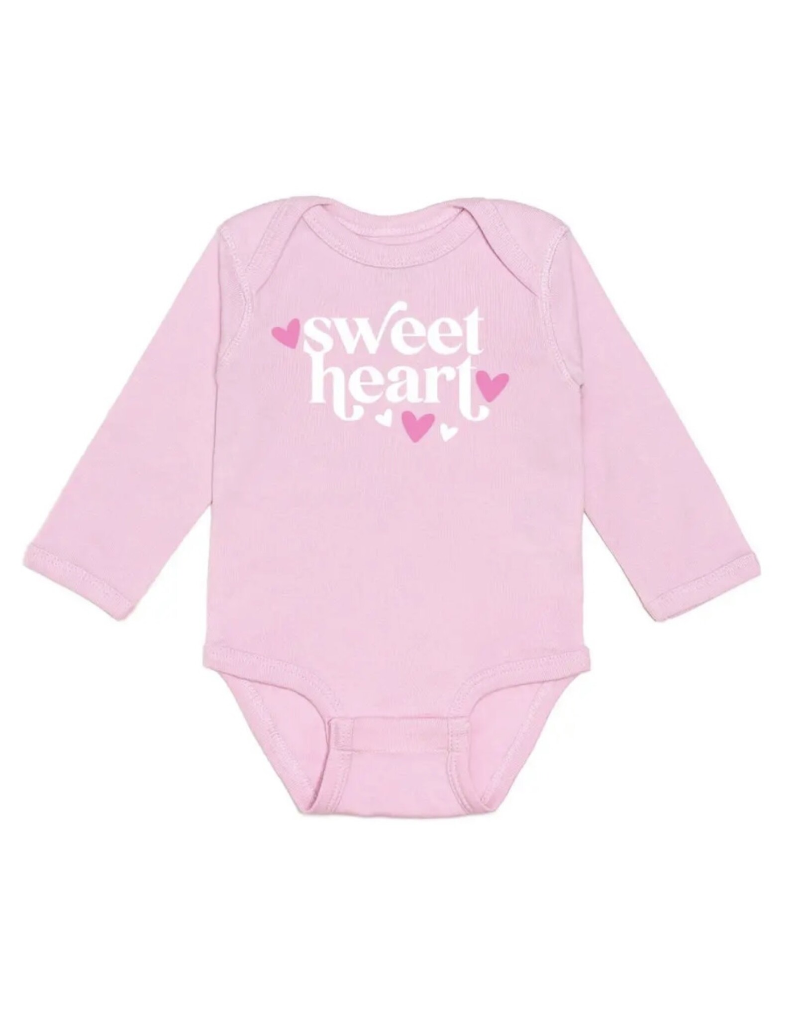 Sweet Wink- Sweatheart L/S Bodysuit