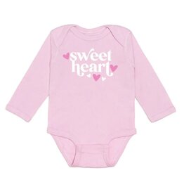 Sweet Wink- Sweatheart L/S Bodysuit
