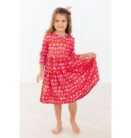 Mila & Rose Mila & Rose- Hearts & Hugs Pocket Twirl Dress