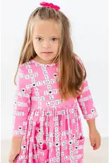 Mila & Rose Mila & Rose- Love Letters Pocket Twirl Dress