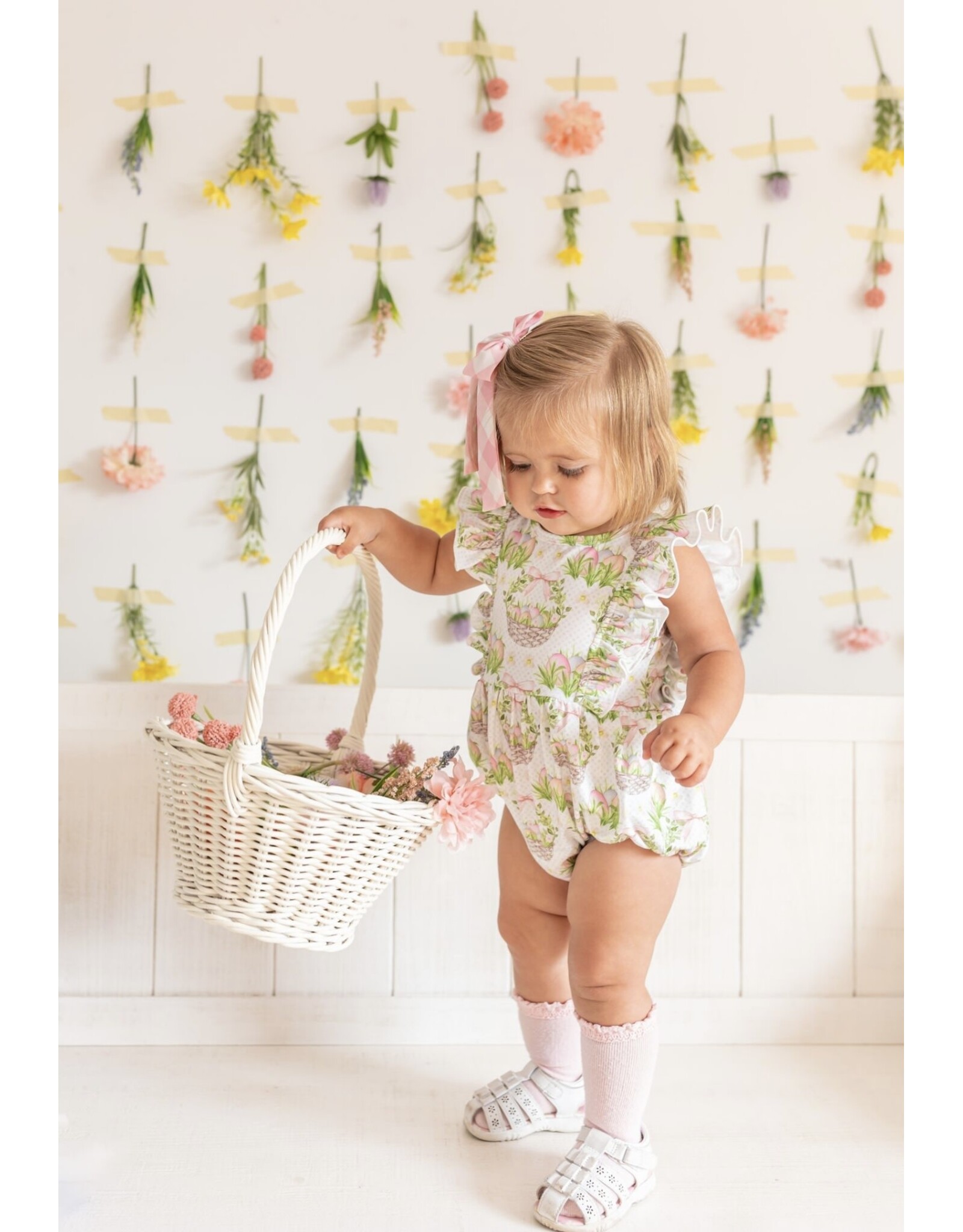 Be Girl Clothing Be Girl- Baskets & Bunnies Playsuit Bubble