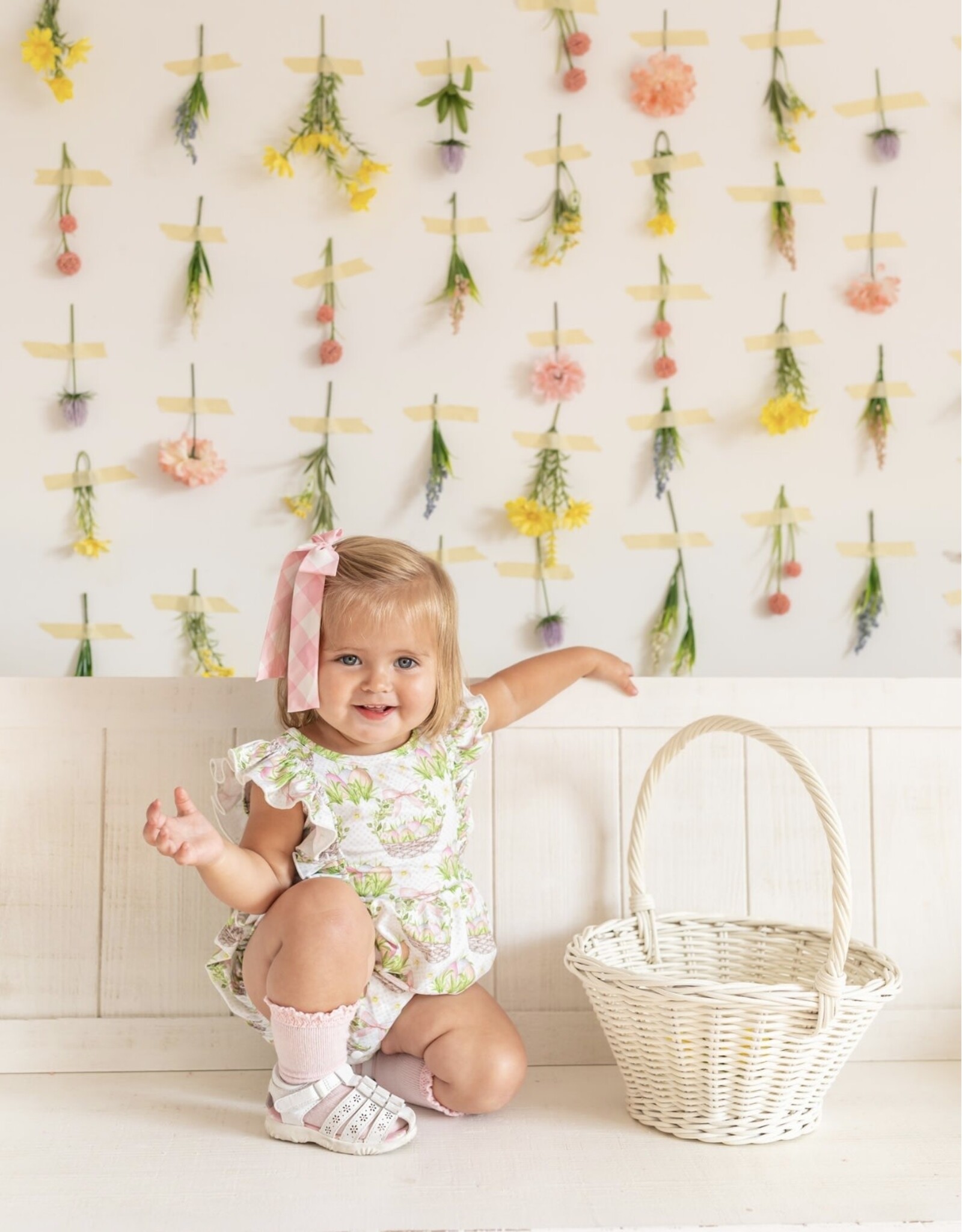 Be Girl Clothing Be Girl- Baskets & Bunnies Playsuit Bubble