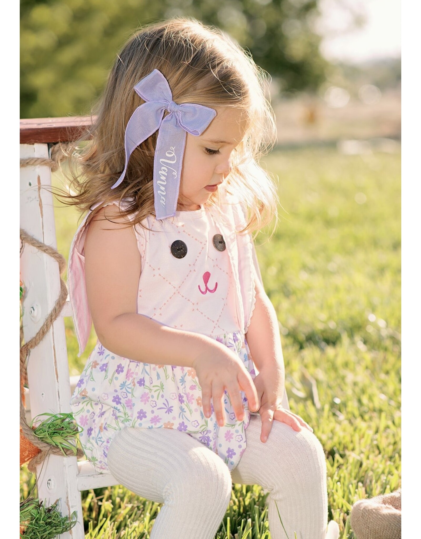 Be Girl Clothing Be Girl- Bouquet of Spring Bunny Bubble Romper