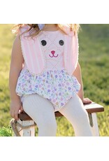 Be Girl Clothing Be Girl- Bouquet of Spring Bunny Bubble Romper