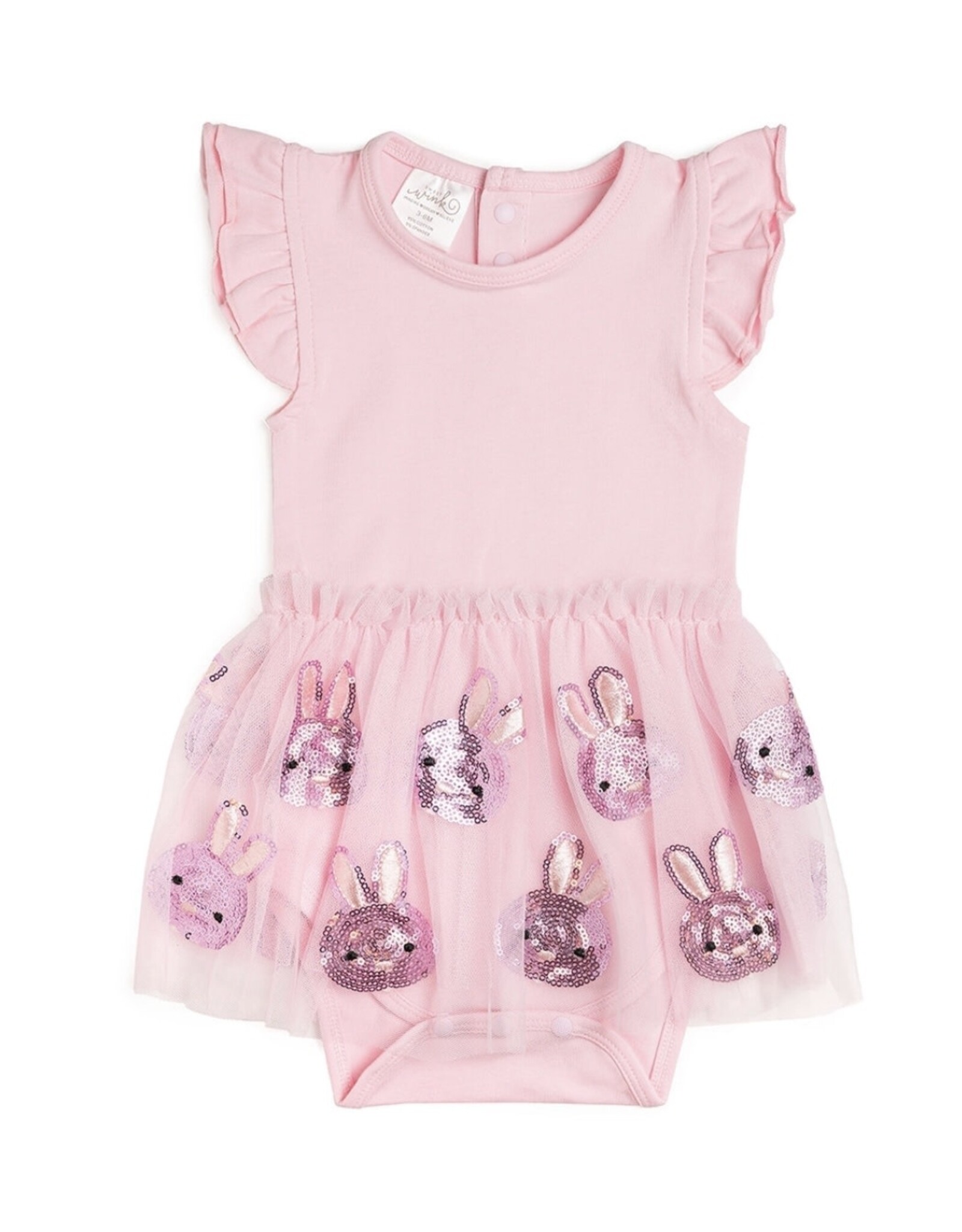 Sweet Wink- Easter Bunny S/S Tutu Bodysuit