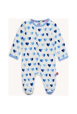 Magnetic Me Magnetic Me- Blue XOXO Modal Footie