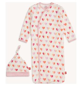 Magnetic Me Magnetic Me- Pink XOXO Modal Gown & Hat NB-3M