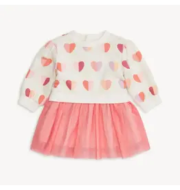 Magnetic Me Magnetic Me- Hearts Brushed Fleece Sweatdress