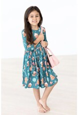 Mila & Rose Mila & Rose- Gingerbread House Pocket Twirl Dress