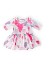 Mila & Rose Mila & Rose-  Light Hearted Twirl Flutter Bodysuit