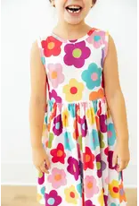Mila & Rose Mila & Rose- Cheerful Blooms Tank Twirl Dress