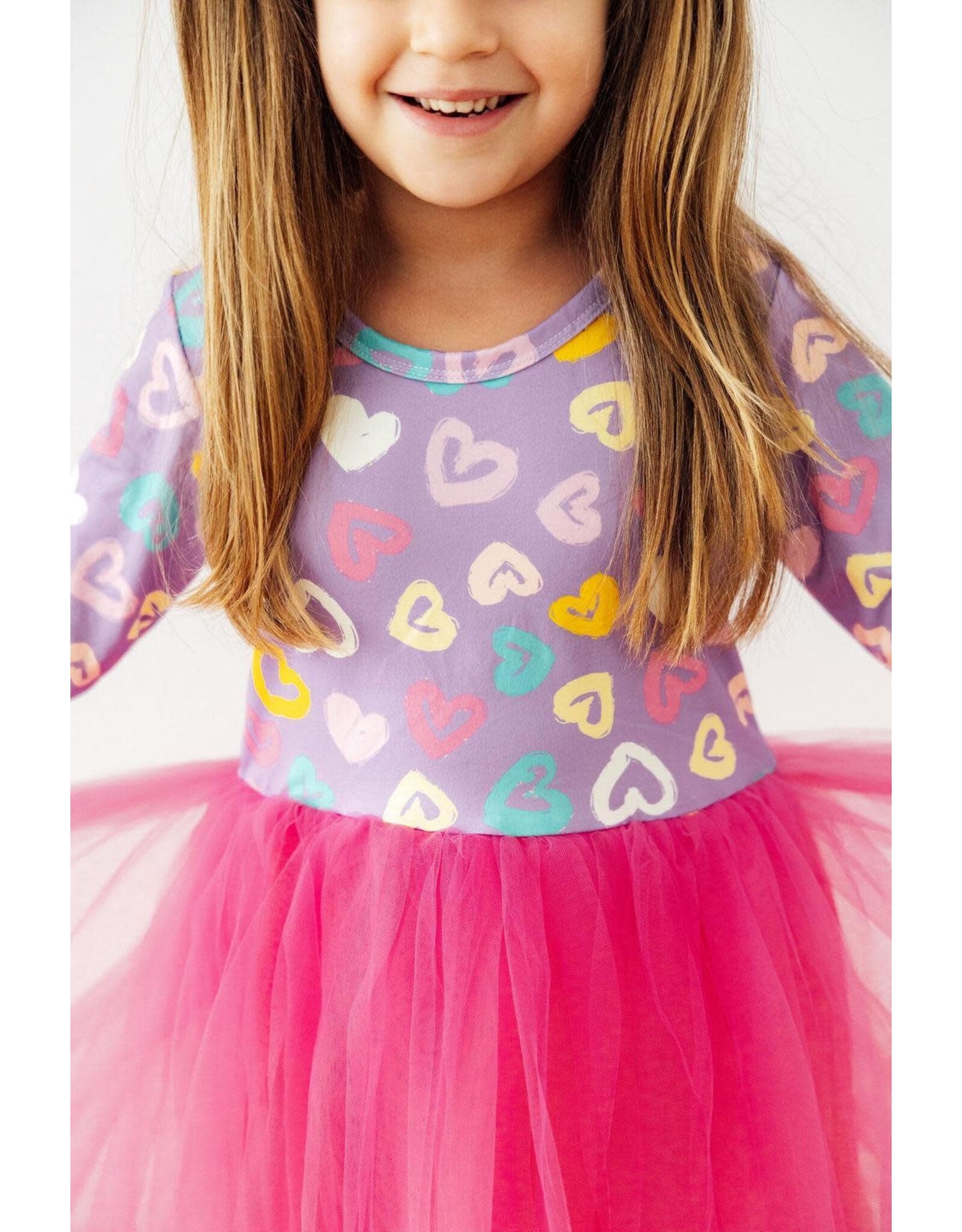 Mila & Rose Mila & Rose- Painted w/ Love L/S Tutu Dress