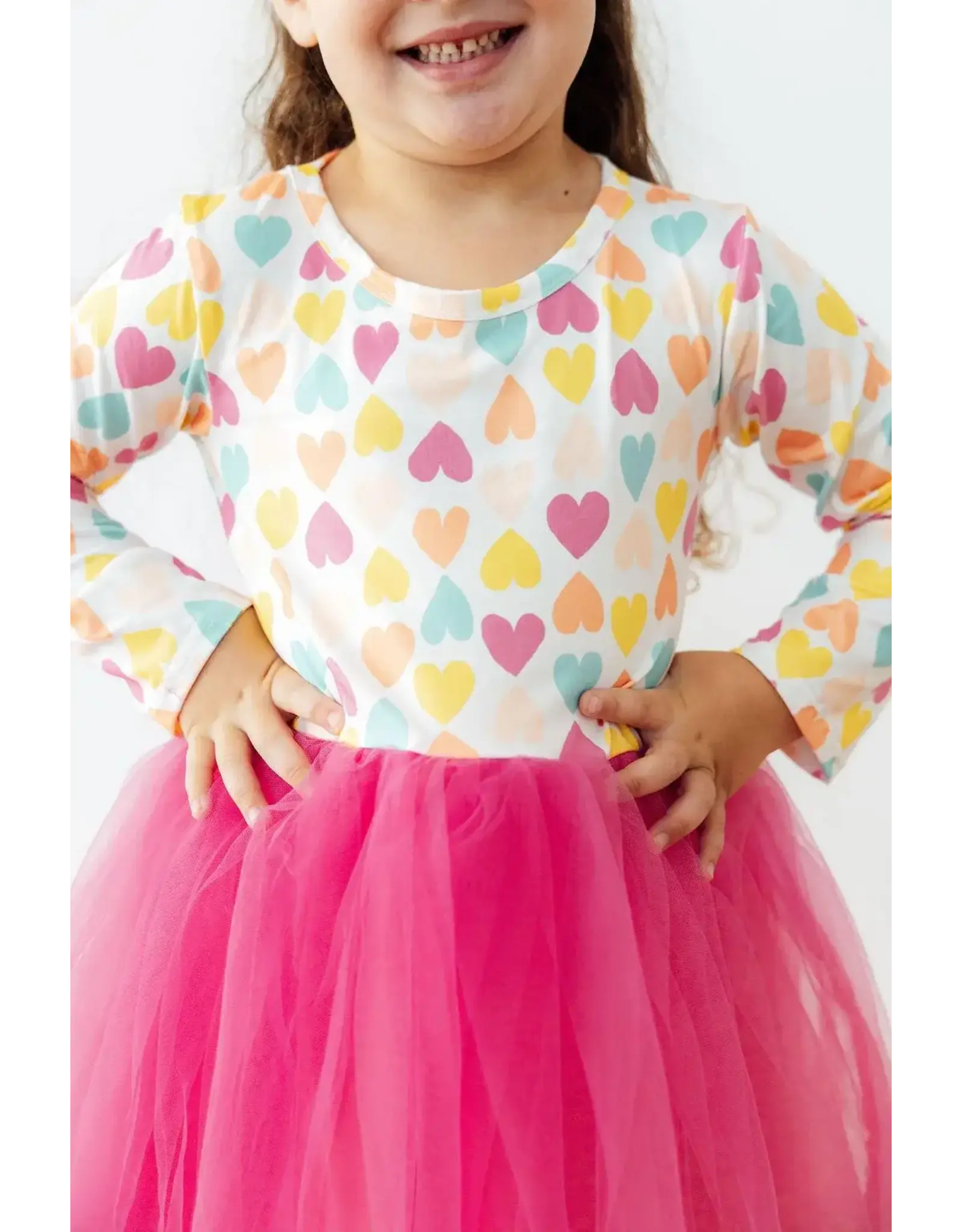 Mila & Rose Mila & Rose- Sweetheart L/S Tutu Dress