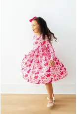 Mila & Rose Mila & Rose- Dino Kisses L/S Pocket Twirl Dress