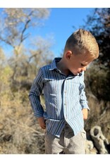 Me & Henry Me & Henry- Atwood: Navy Multi Plaid Shirt