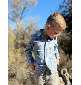 Me & Henry Me & Henry- Atwood: Navy Multi Plaid Shirt