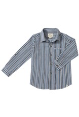 Me & Henry Me & Henry- Atwood: Navy Multi Plaid Shirt