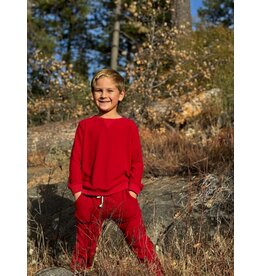 Me & Henry Me & Henry- Red Tarquin Sweatshirt