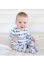 Caden Lane Caden Lane- Little Brother Newborn Zipper Footie