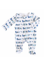 Caden Lane Caden Lane- Little Brother Newborn Zipper Footie
