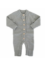Caden Lane Caden Lane- Smoke Knit Sweater Button Romper