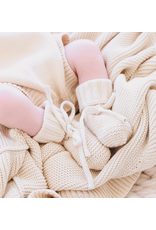Caden Lane Caden Lane- Sand Knit Baby Newborn Booties