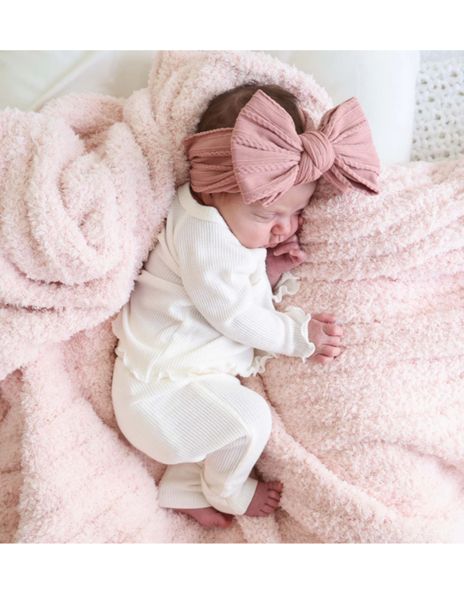 Caden Lane Caden Lane- Gardenia 2pc Waffle Crossover Top & Bottom NB-3M Set