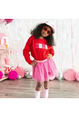 Sweet Wink- XOXO Patch Sweatshirt