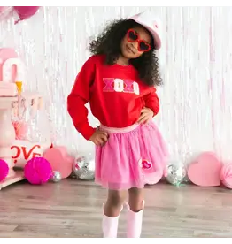 Sweet Wink- XOXO Patch Sweatshirt