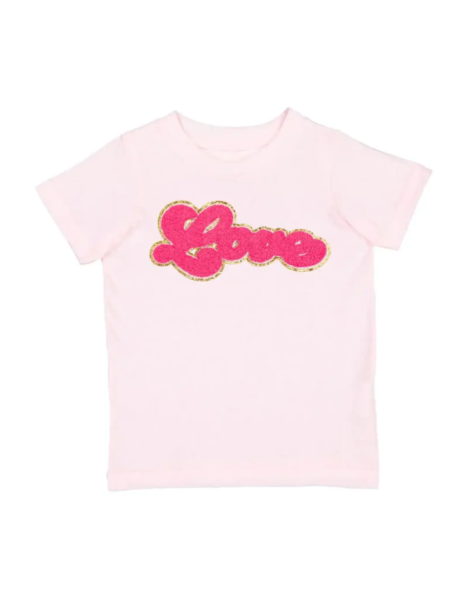 Sweet Wink- Love Script Patch TShirt