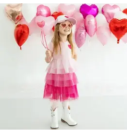 Sweet Wink- Pink Petal Valentine's Day Tutu Dress