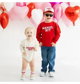 Sweet Wink- Mama's Boy Patch L/S Romper