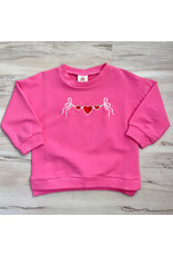 Tied with Love Hot Pink L/S Shirt