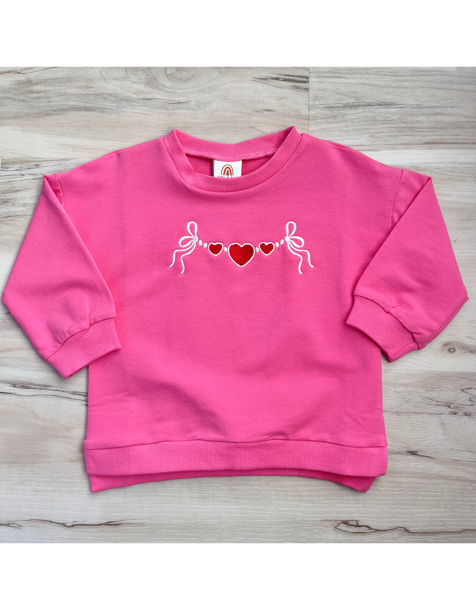 Tied with Love Hot Pink L/S Shirt
