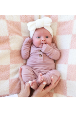 Caden Lane Caden Lane- Pearl White Large Knit Bow