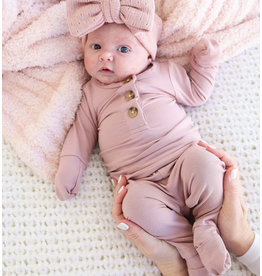 Caden Lane Caden Lane- Mulberry Large Knit Bow