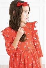 Mila & Rose Mila & Rose- Roses are Red Ruffle Twirl Dress