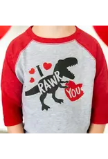 Sweet Wink- I Rawr You Valentine's Day 3/4 Shirt