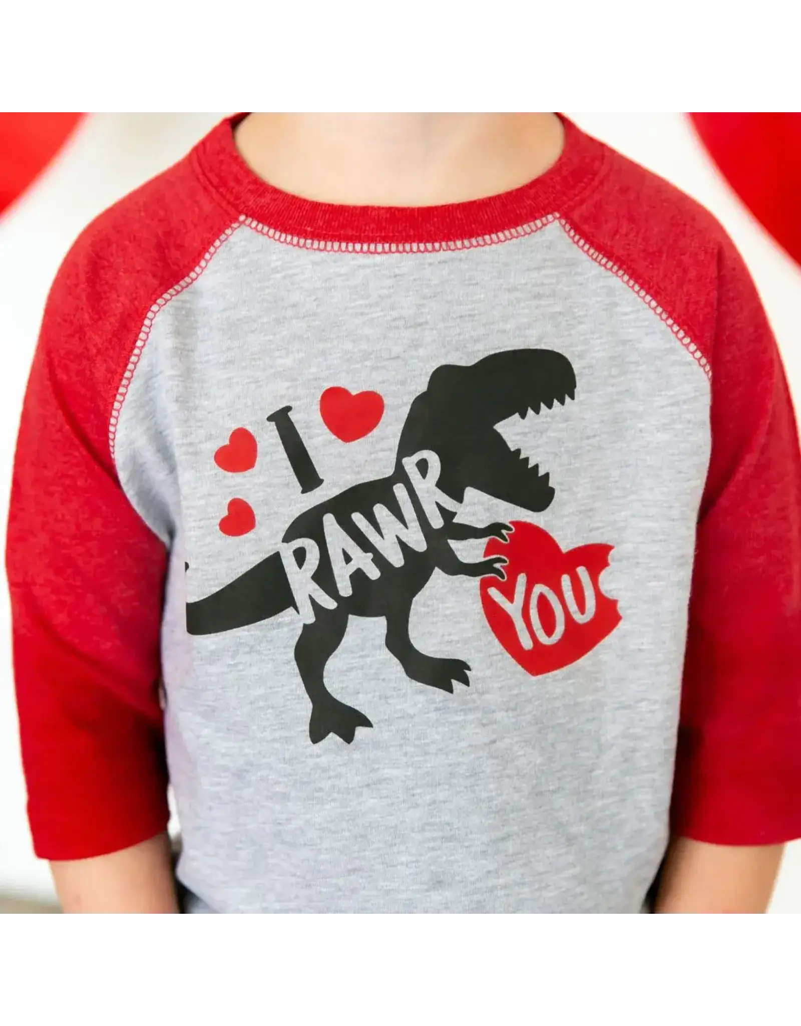 Sweet Wink- I Rawr You Valentine's Day 3/4 Shirt