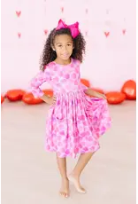 Mila & Rose Mila & Rose- Happy Heart Day Twirl Dress