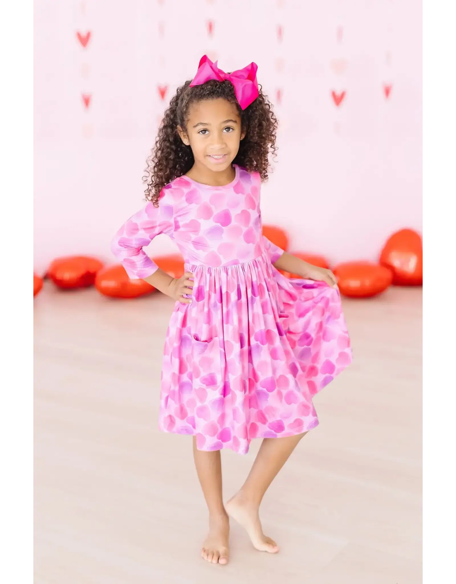 Mila & Rose Mila & Rose- Happy Heart Day Twirl Dress