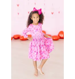 Mila & Rose Mila & Rose- Happy Heart Day Twirl Dress