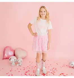 Sweet Wink- Mini Sequin Hearts Valentine's Day Tutu