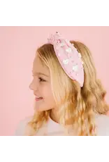 Sweet Wink- Pink Valentine's Day Gemstone Headband