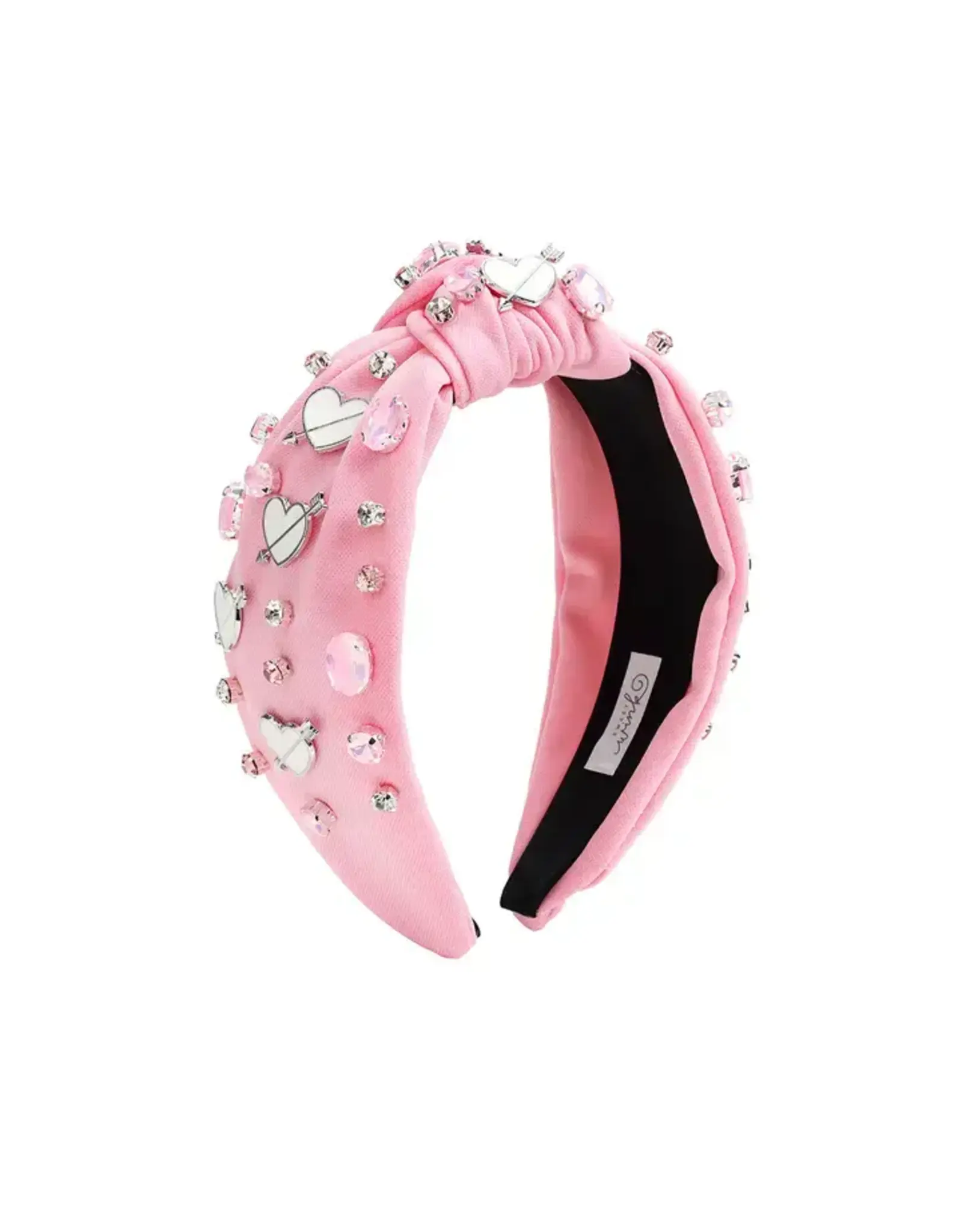 Sweet Wink- Pink Valentine's Day Gemstone Headband