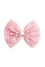Sweet Wink- Pretty Pearl Tulle Bow Clip