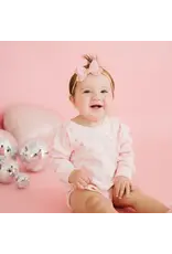 Sweet Wink- Pink Rose L/S Romper