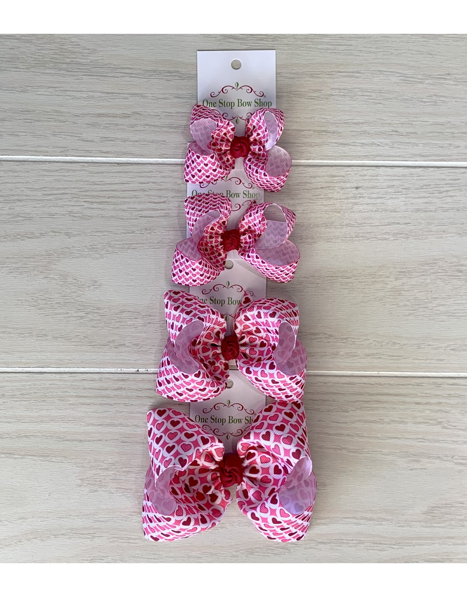 One Stop Bow Shop One Stop- Queen of Hearts Bow